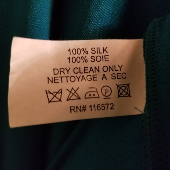 NEW Issa London plunge 100% SILK teal dress Size 8 cocktail/holiday party, flowy - Picture 4 of 10